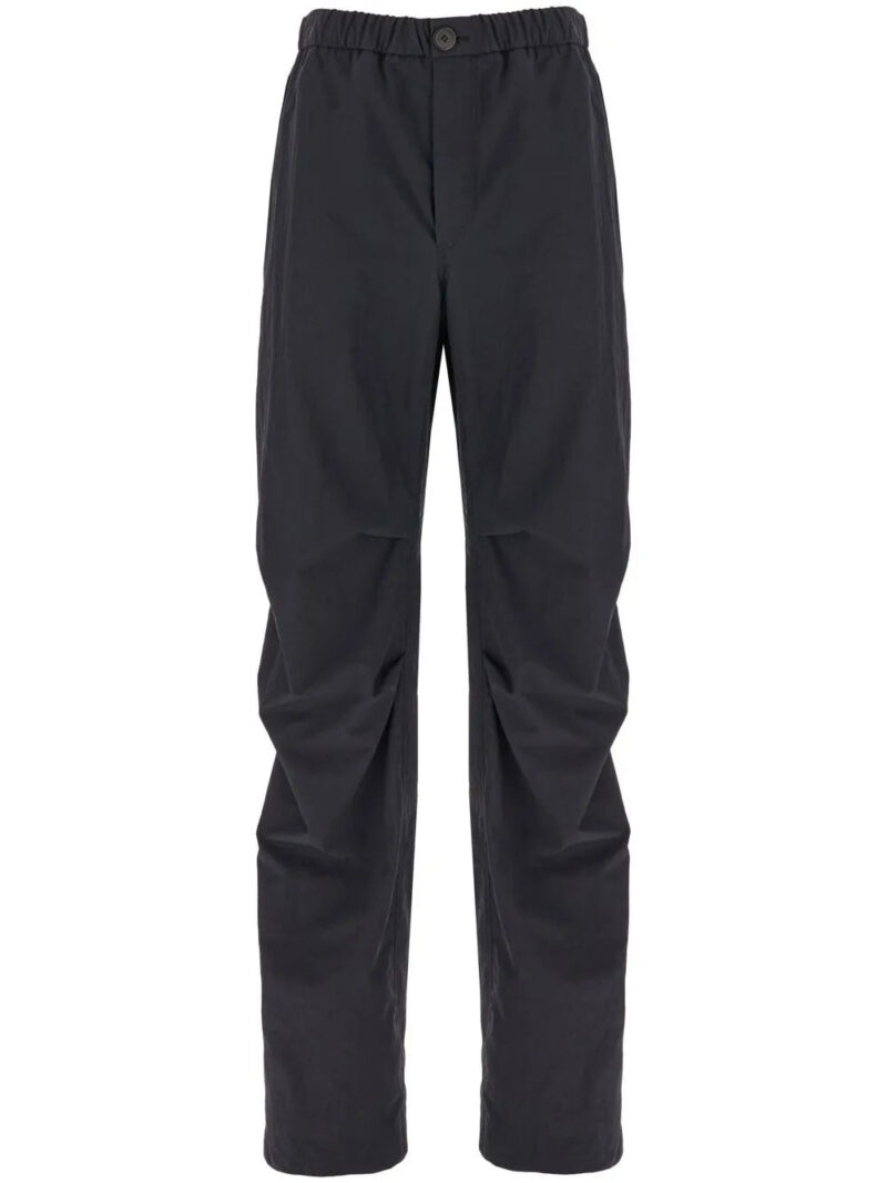 Ferragamo  logo-plaque straight-leg trousers
