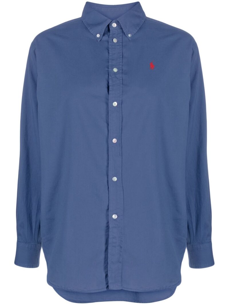 Polo Ralph Lauren  Polo pony-embroidered cotton shirt