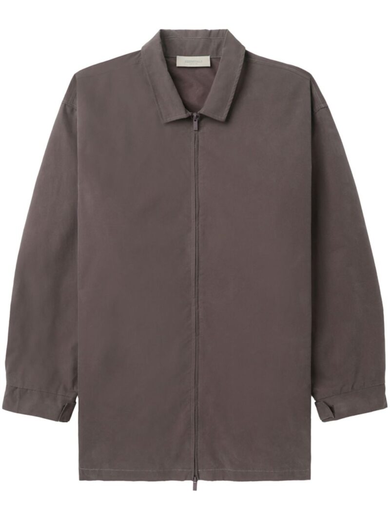 FEAR OF GOD ESSENTIALS  zip-up shirt jacket