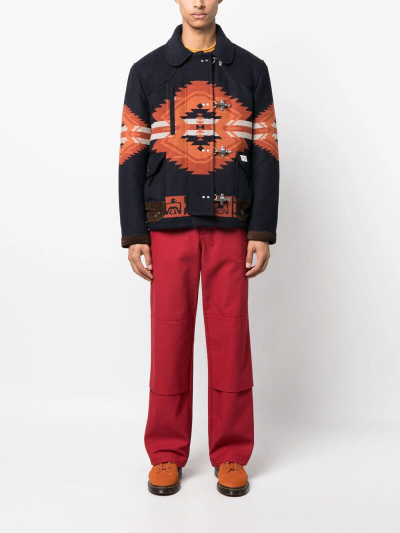 Fay  4 Ganci jacquard-pattern field jacket