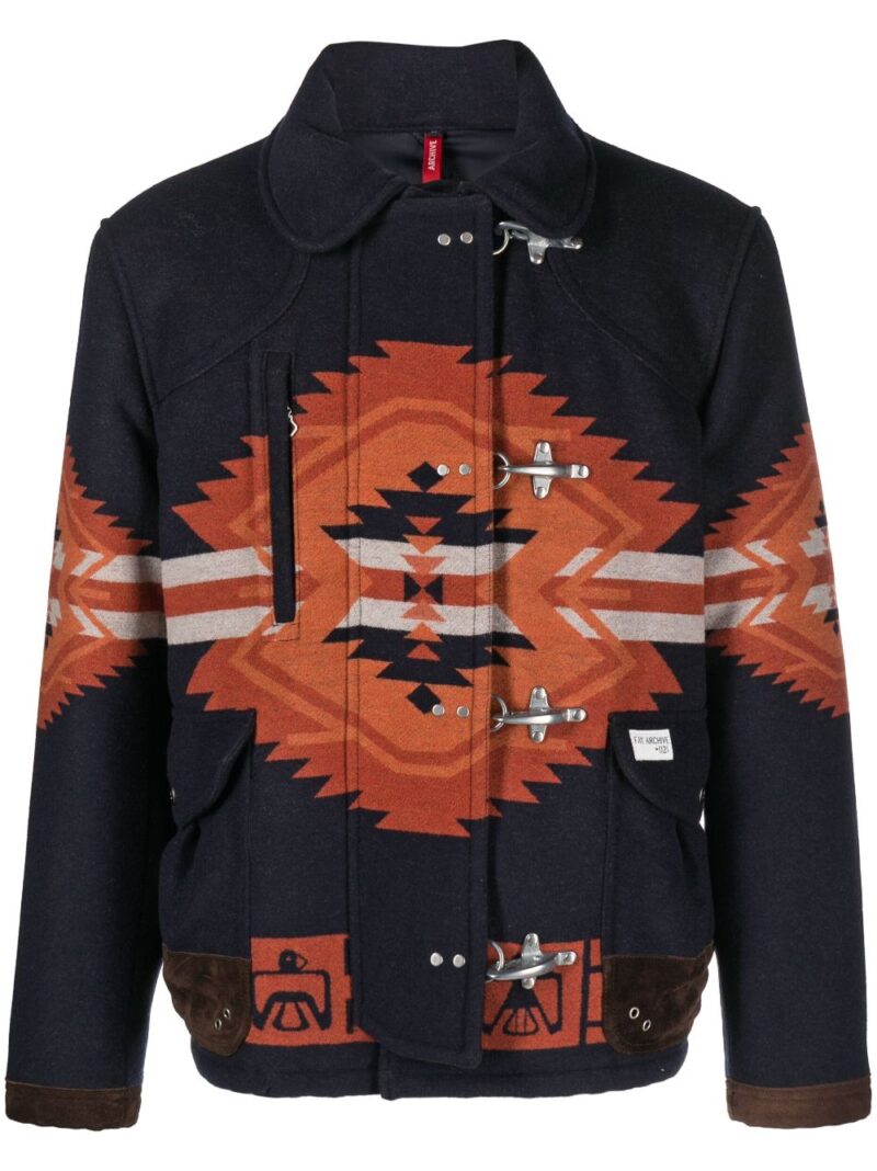 Fay  4 Ganci jacquard-pattern field jacket
