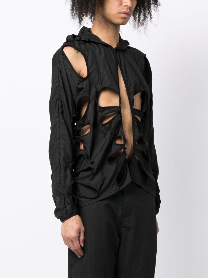 Post Archive Faction  cut-out detailing jacket