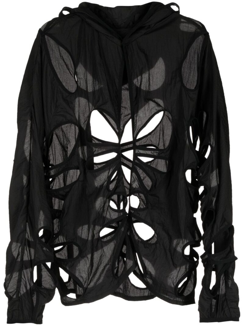 Post Archive Faction  cut-out detailing jacket