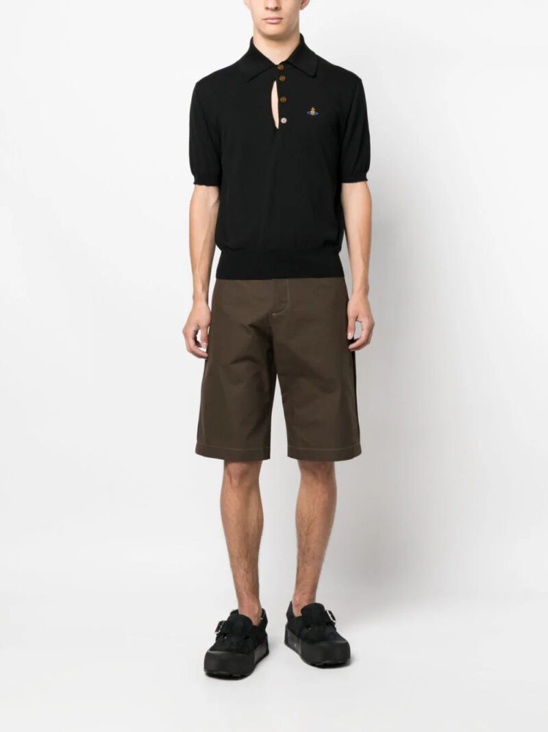 Vivienne Westwood  Orb cut-out detail polo shirt