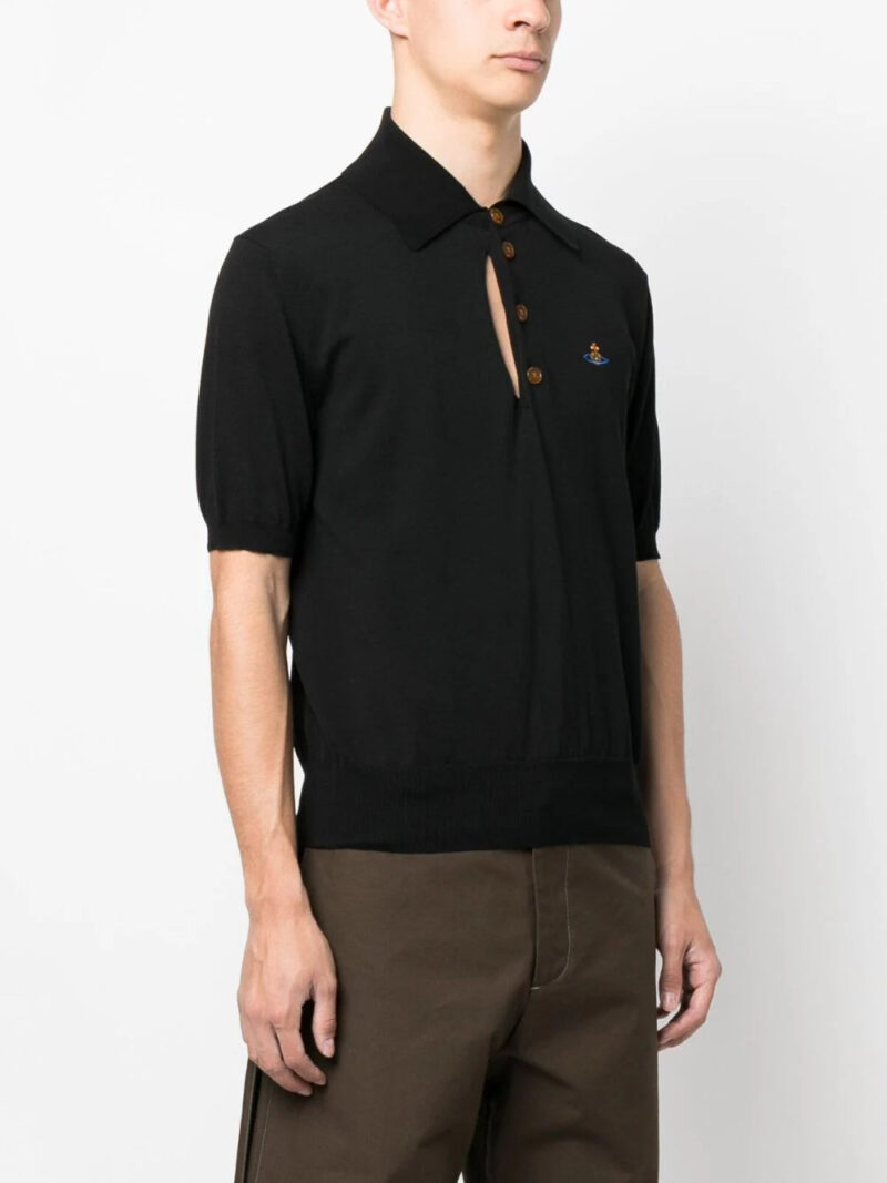 Vivienne Westwood  Orb cut-out detail polo shirt