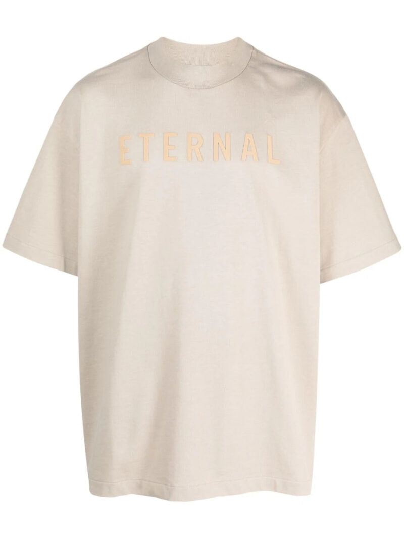 Fear Of God  Eternal logo-flocked cotton T-Shirt