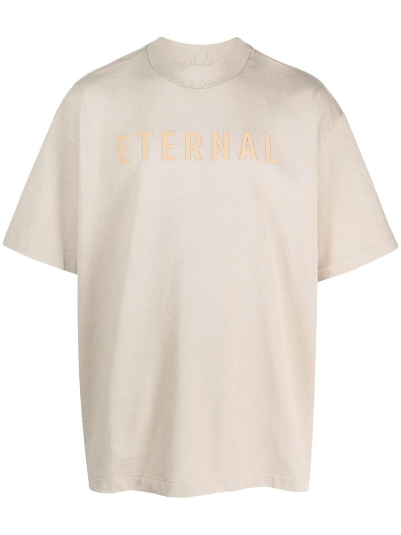 Fear Of God  Eternal logo-flocked cotton T-Shirt