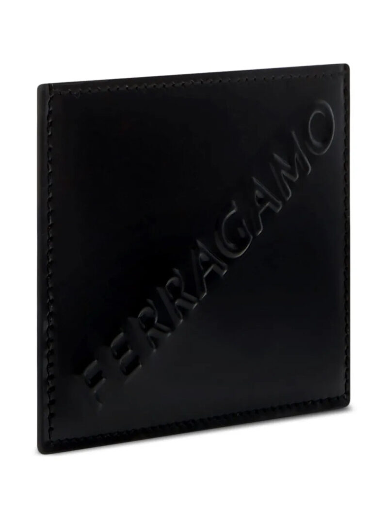 Ferragamo logo-embossed leather cardholder
