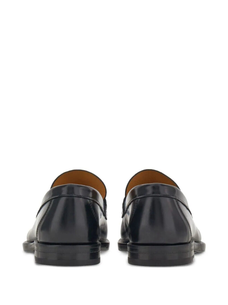 Ferragamo logo-embossed leather loafers