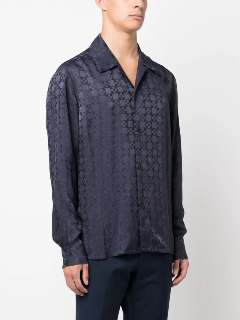 SANDRO  patterned jacquard shirt