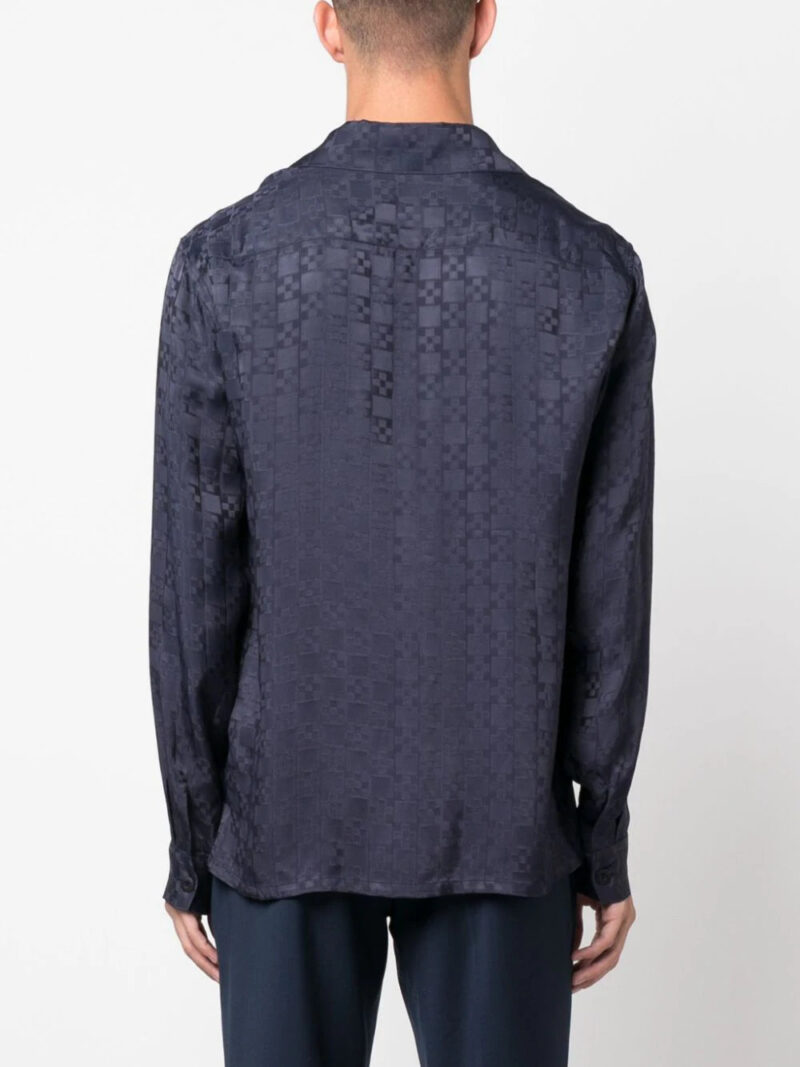 SANDRO  patterned jacquard shirt