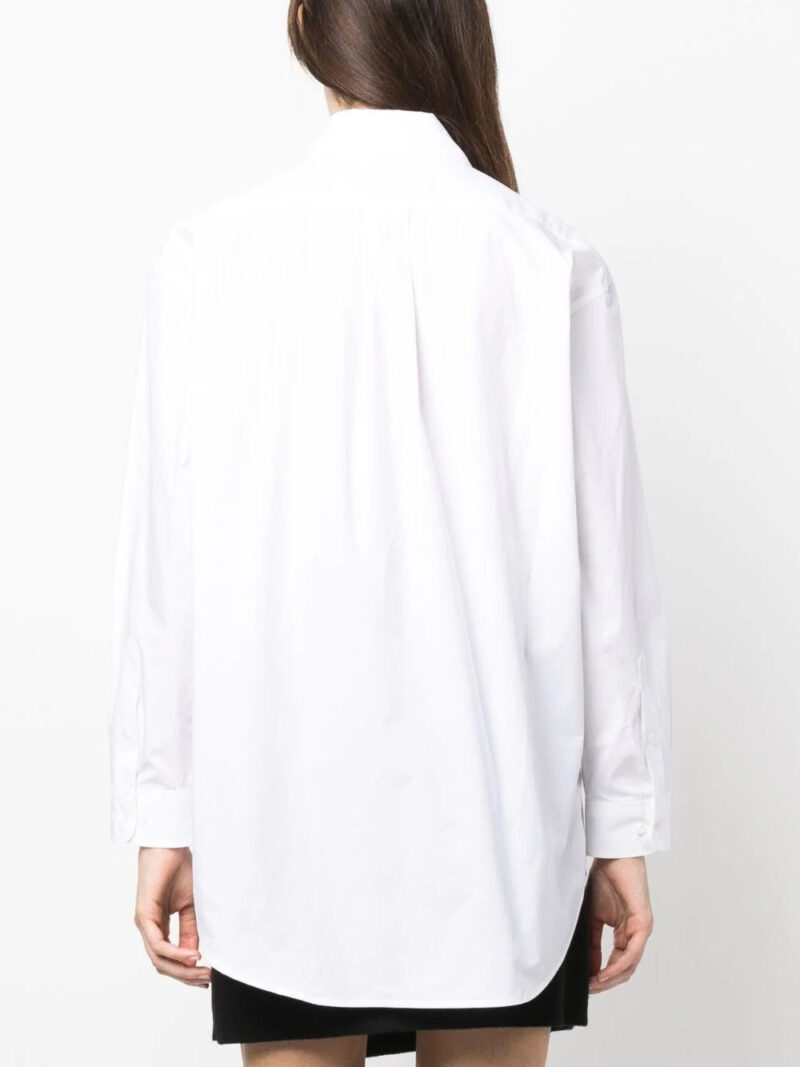 SANDRO  pearl-buttons cotton shirt