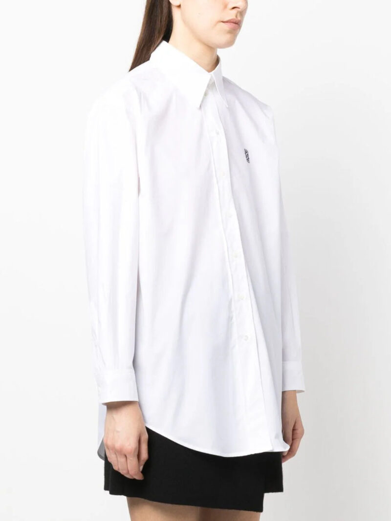 SANDRO  pearl-buttons cotton shirt