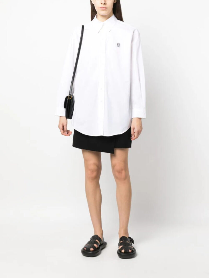 SANDRO  pearl-buttons cotton shirt
