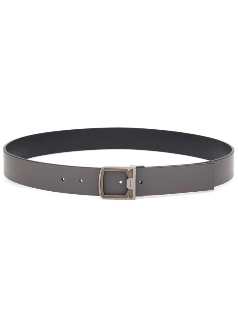Ferragamo  logo-engraved reversible belt