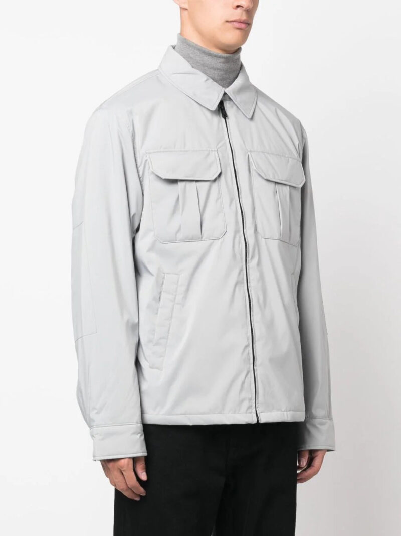 Polo Ralph Lauren  logo-patch insulated shirt jacket