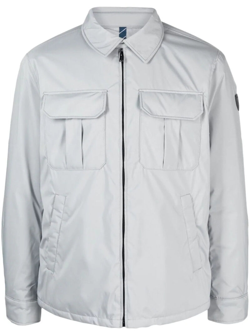 Polo Ralph Lauren  logo-patch insulated shirt jacket