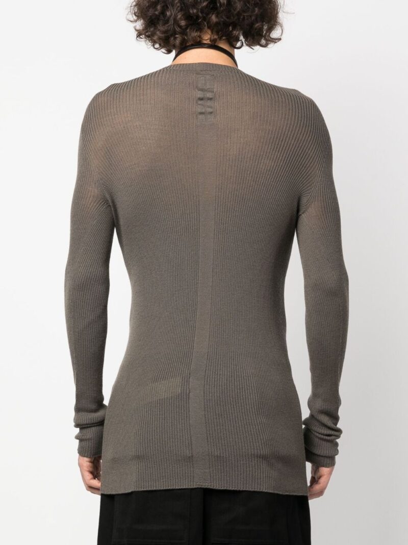 Rick Owens  ribbed-knit cashmere jumper
