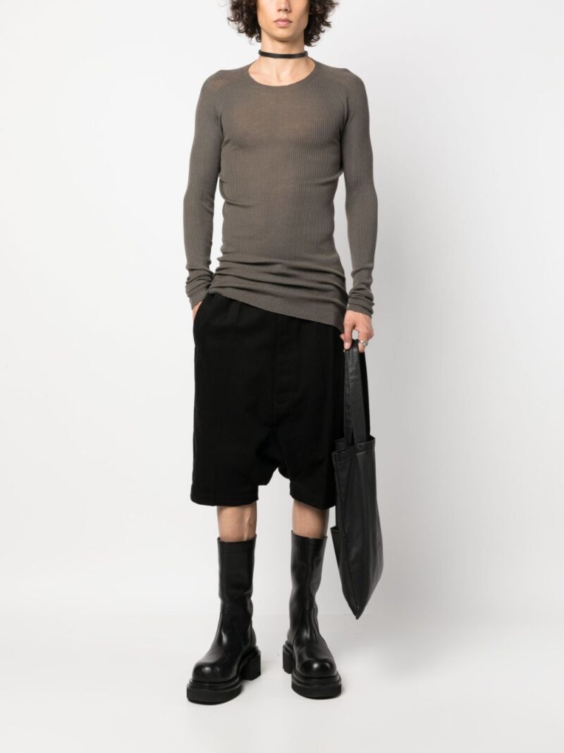 Rick Owens  ribbed-knit cashmere jumper