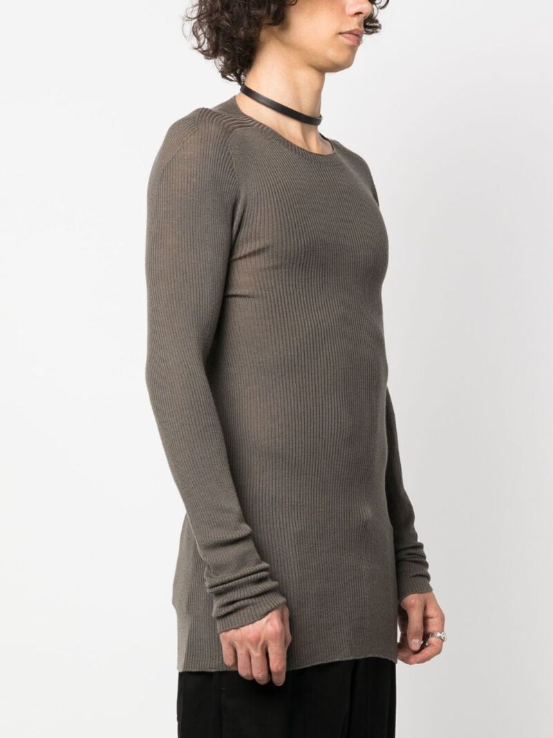 Rick Owens  ribbed-knit cashmere jumper