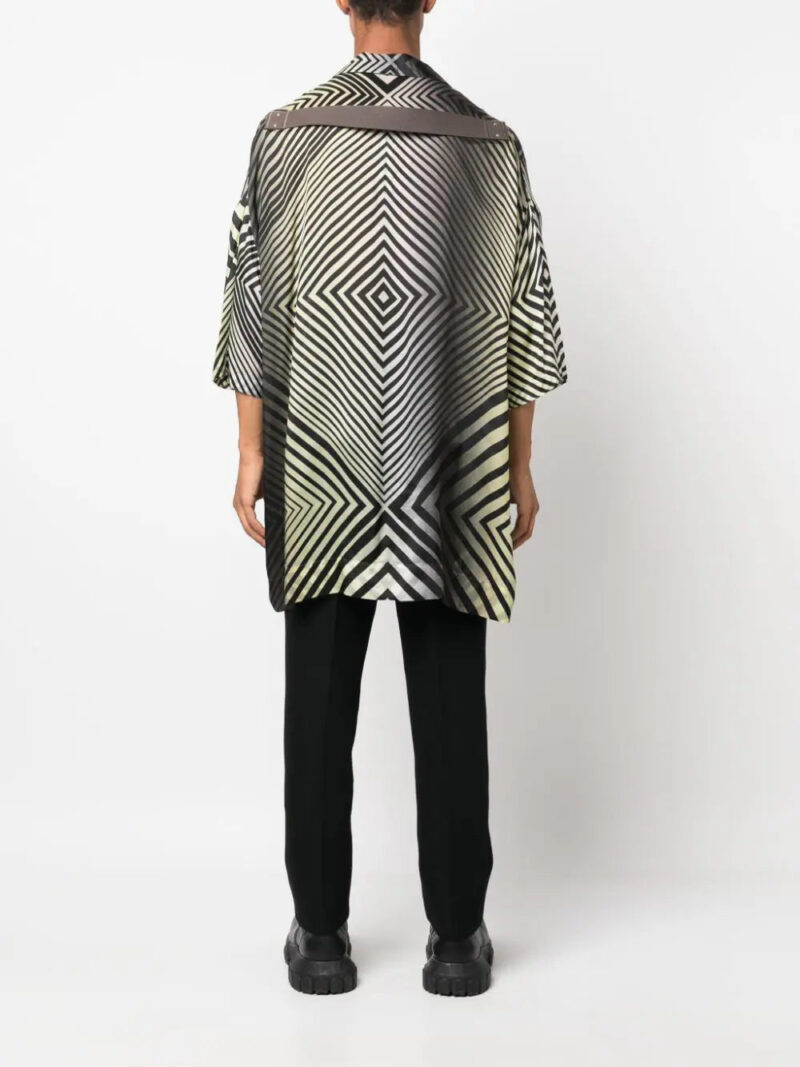 Rick Owens  Magnum Tommy geometric-pattern shirt