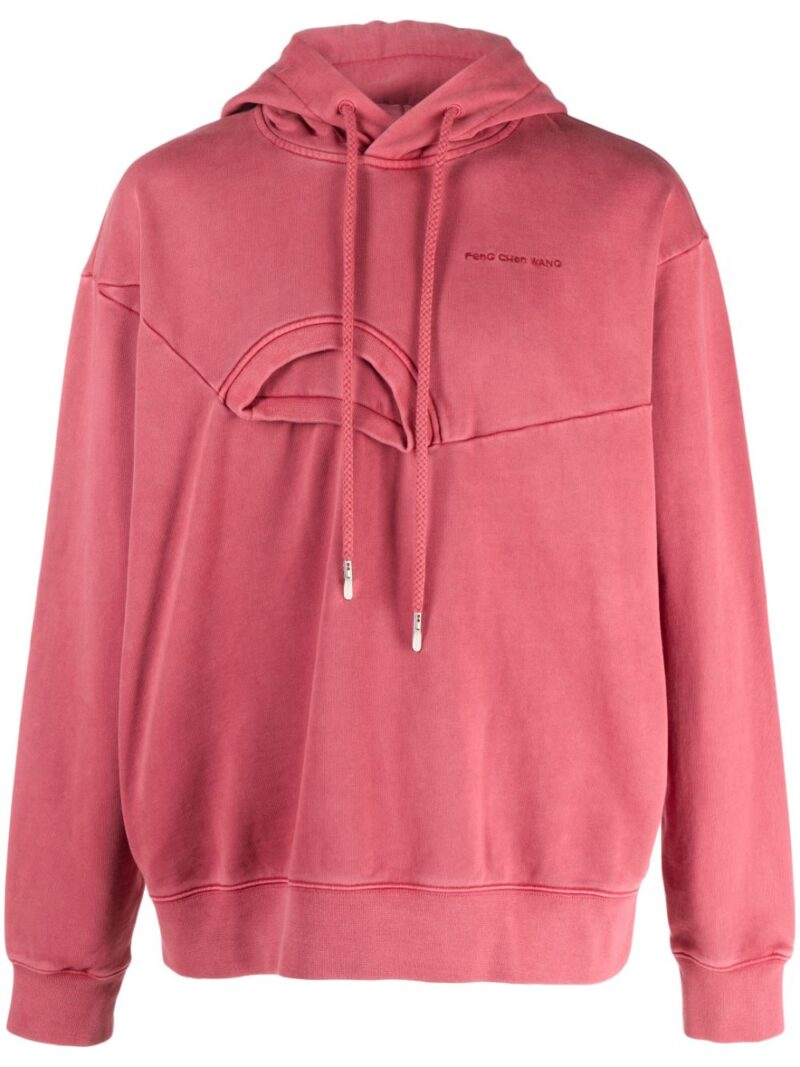 Feng Chen Wang  Double-collar cotton hoodie