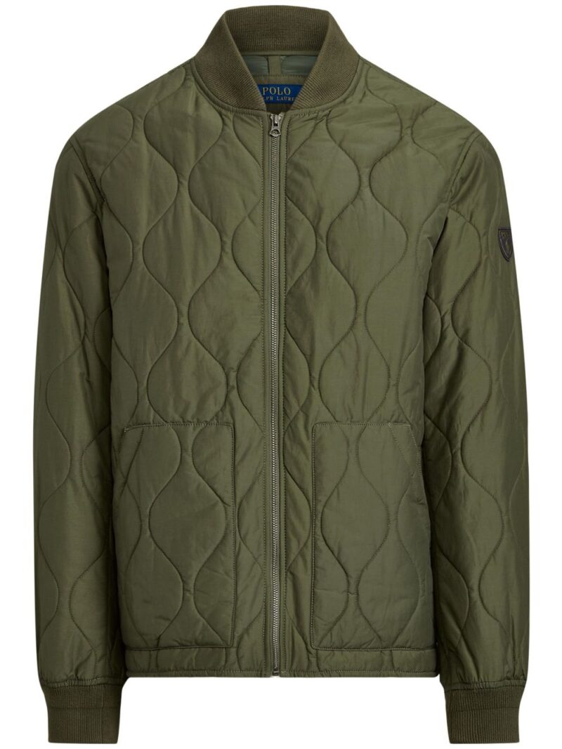 Polo Ralph Lauren  logo-patch quilted jacket