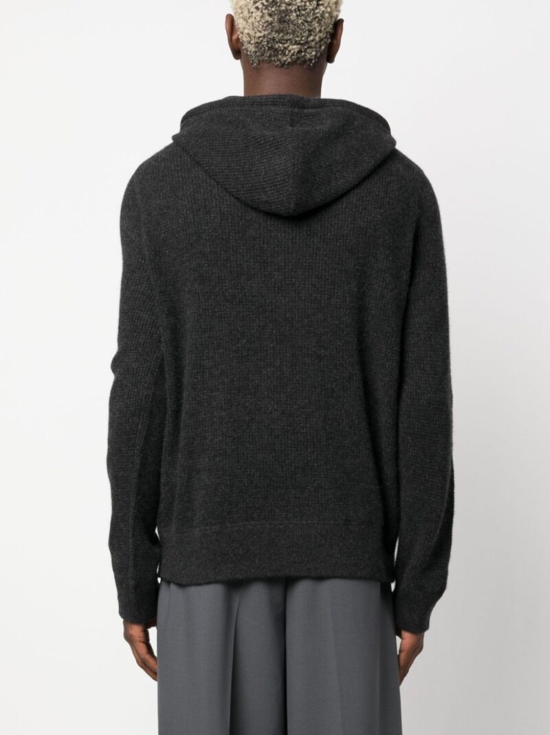 Polo Ralph Lauren ribbed-knit cashmere hoodie