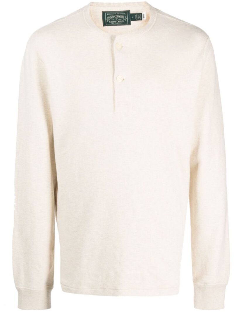 Polo Ralph Lauren  logo-patch cotton sweatshirt