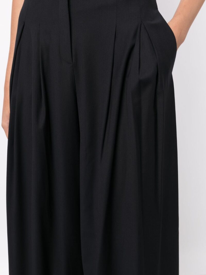 TWP  pressed-crease palazzo trousers