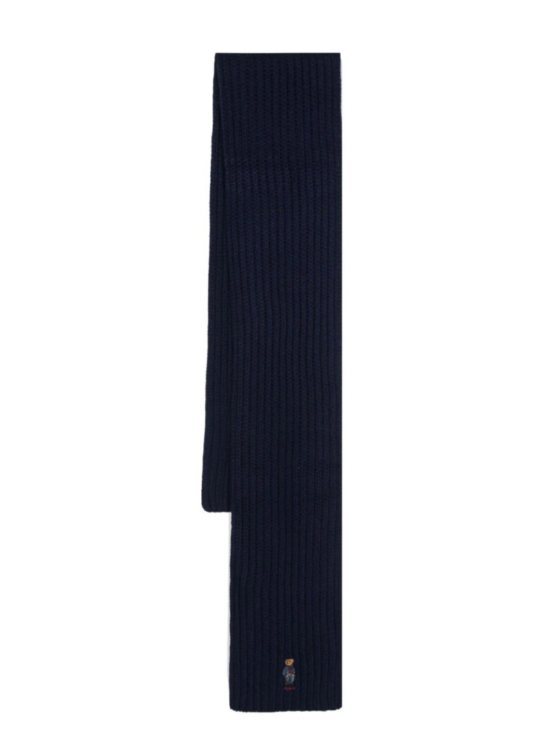 Polo Ralph Lauren  Polo Bear wide-ribber scarf