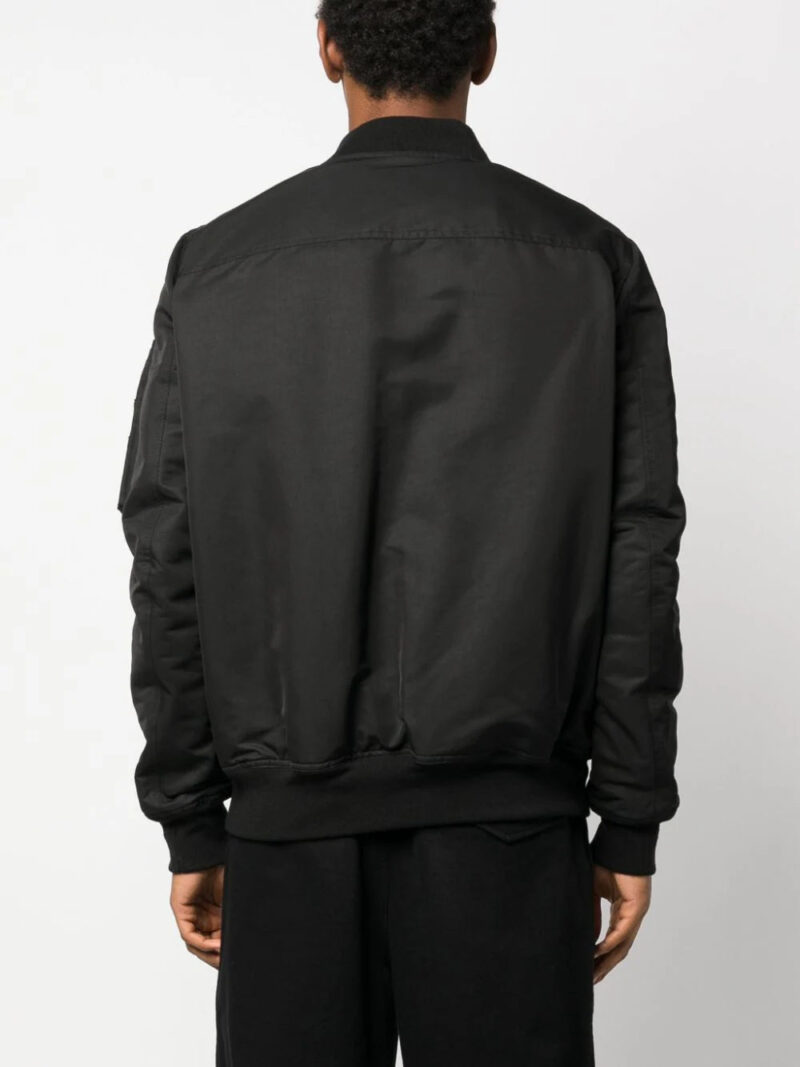 Rick Owens  baseball-collar wool bomber jacket