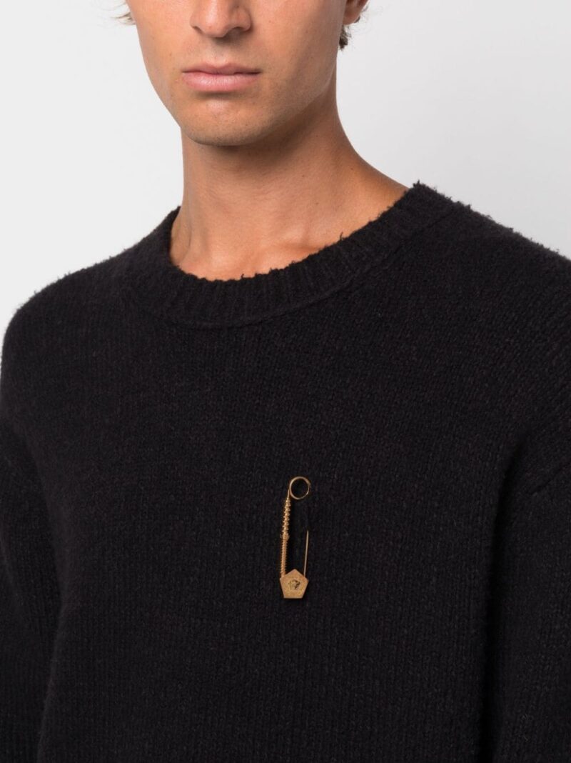 Versace  Medusa Safety Pin brooch