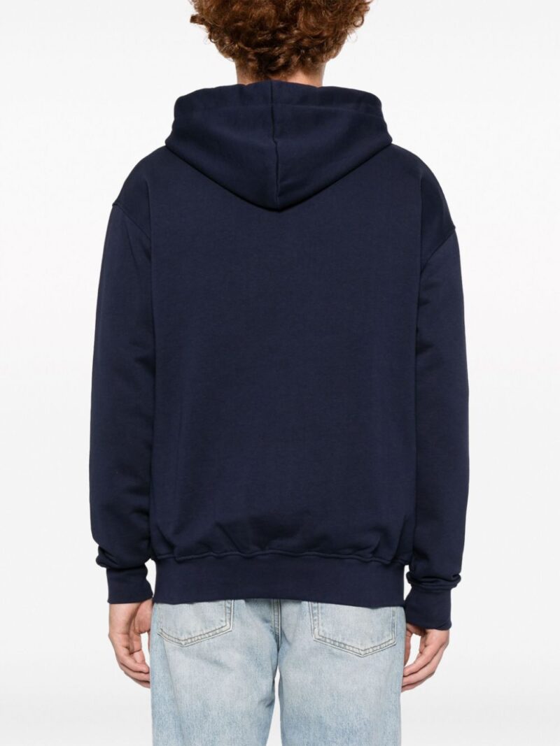 Family First  embroidered-logo zip-up hoodie