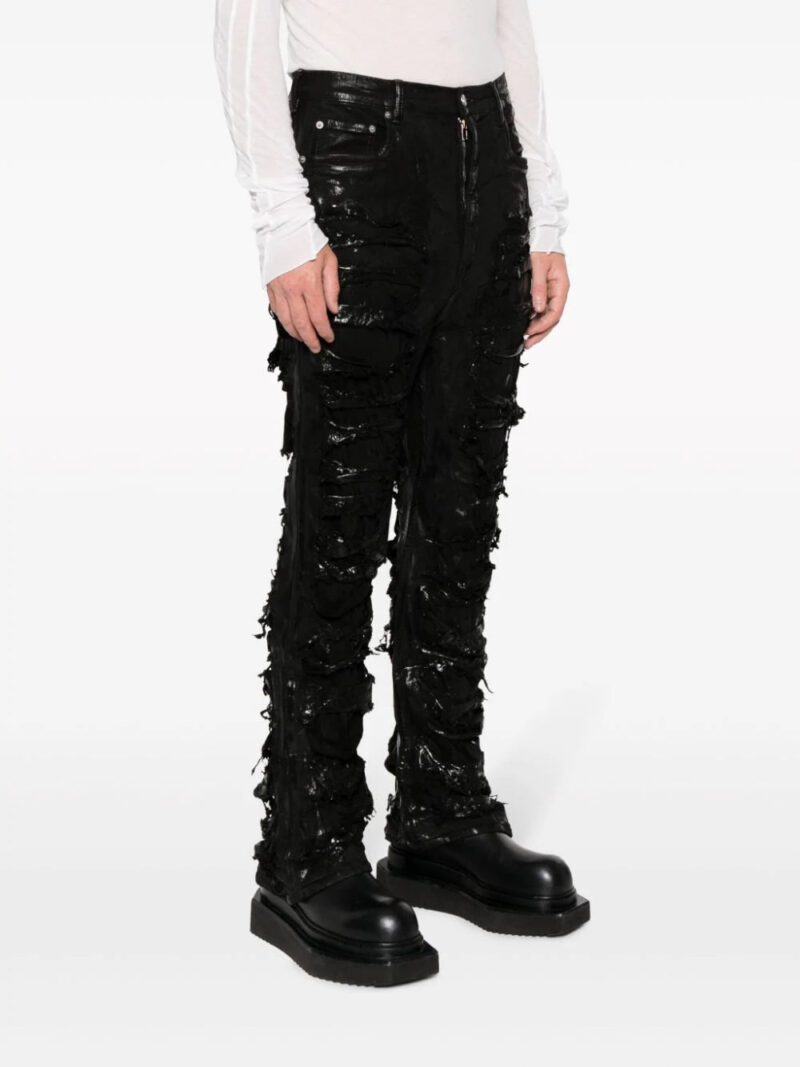 Rick Owens DRKSHDW Geth distressed straight-leg jeans