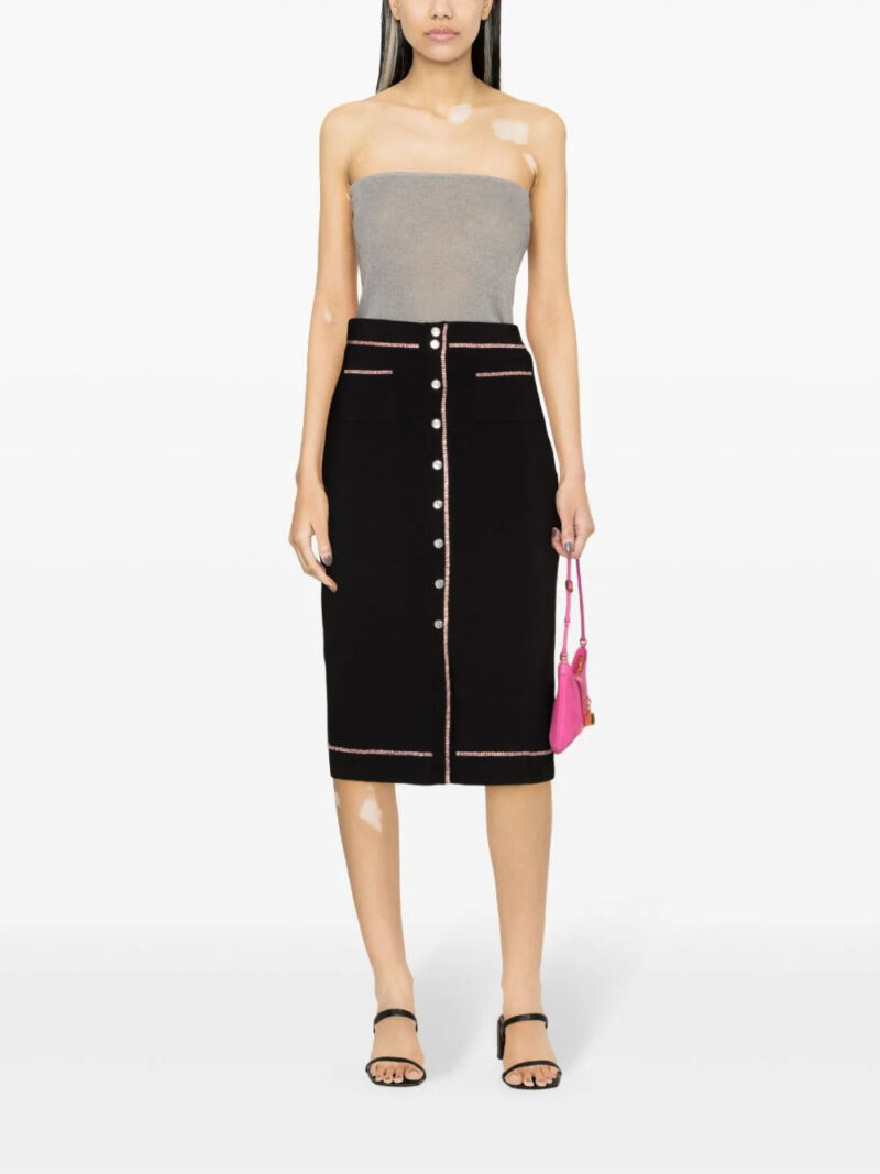 SANDRO  rhinestone-embellished pencil skirt