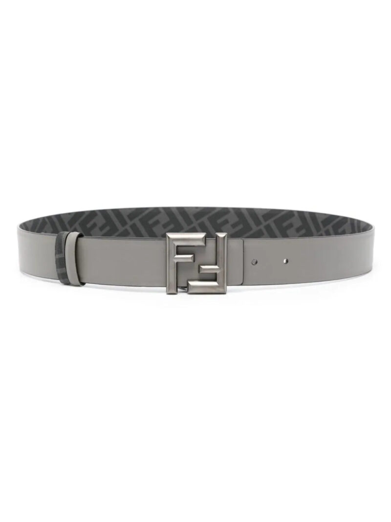 FENDI  FF logo-buckle leather belt