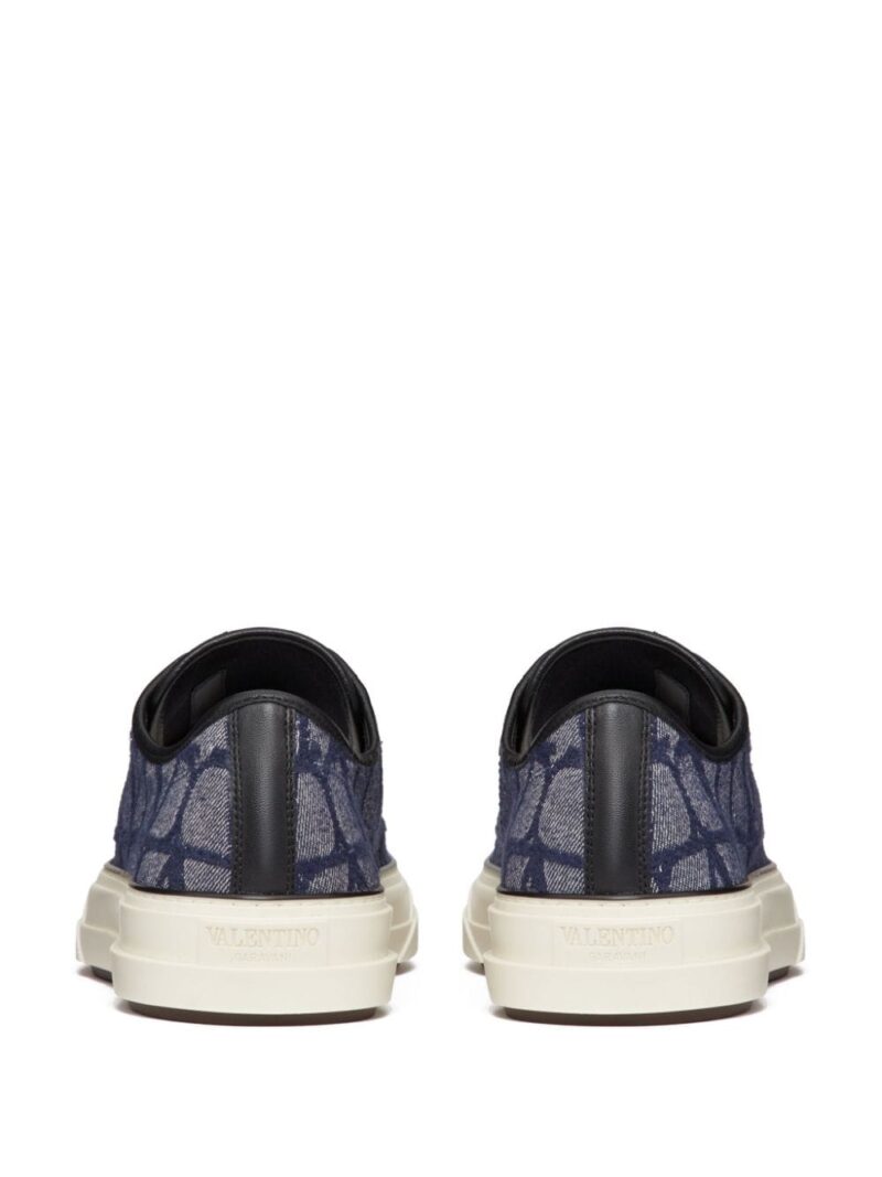 Valentino Garavani Toile Iconographe Totaloop denim-effect sneakers