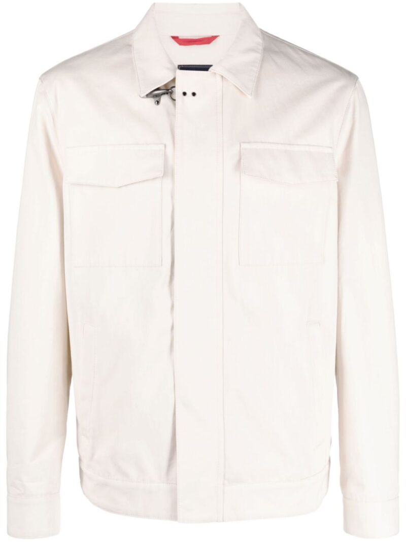 Fay  Gancini-buckle cotton truck jacket