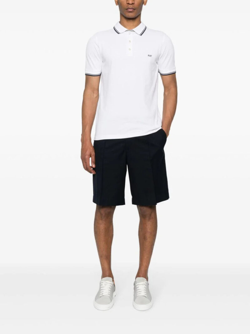 Fay  embroidered-logo polo shirt
