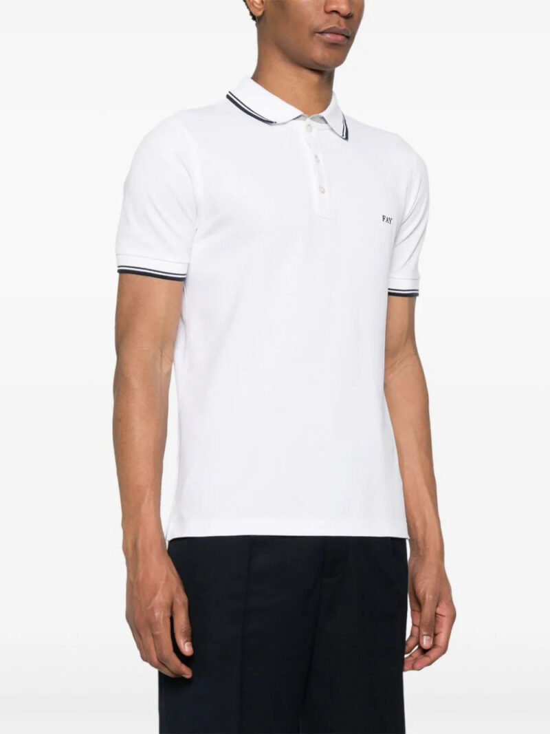 Fay  embroidered-logo polo shirt
