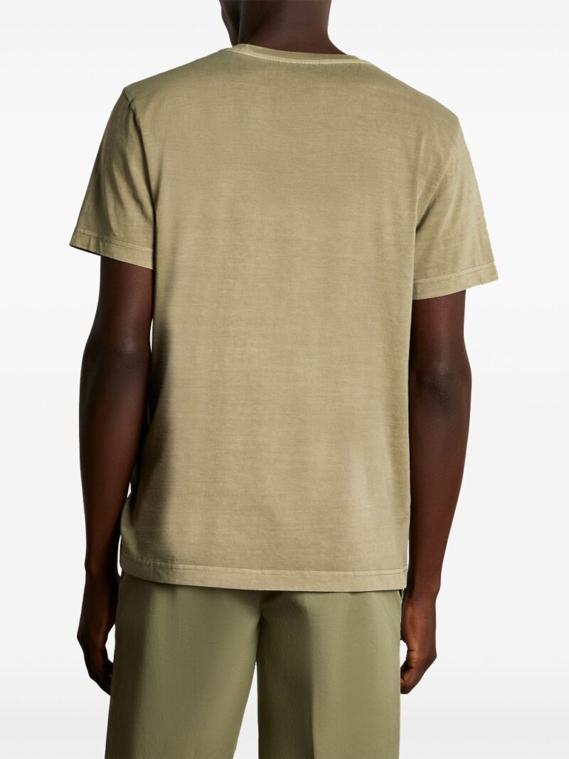 Fay  logo-embroidered cotton T-shirt