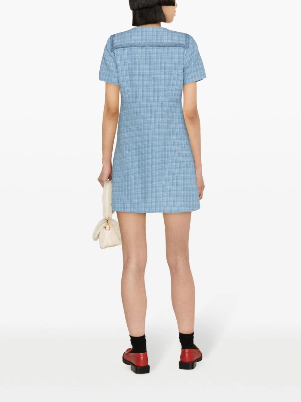 SANDRO button-up tweed dress - Image 3