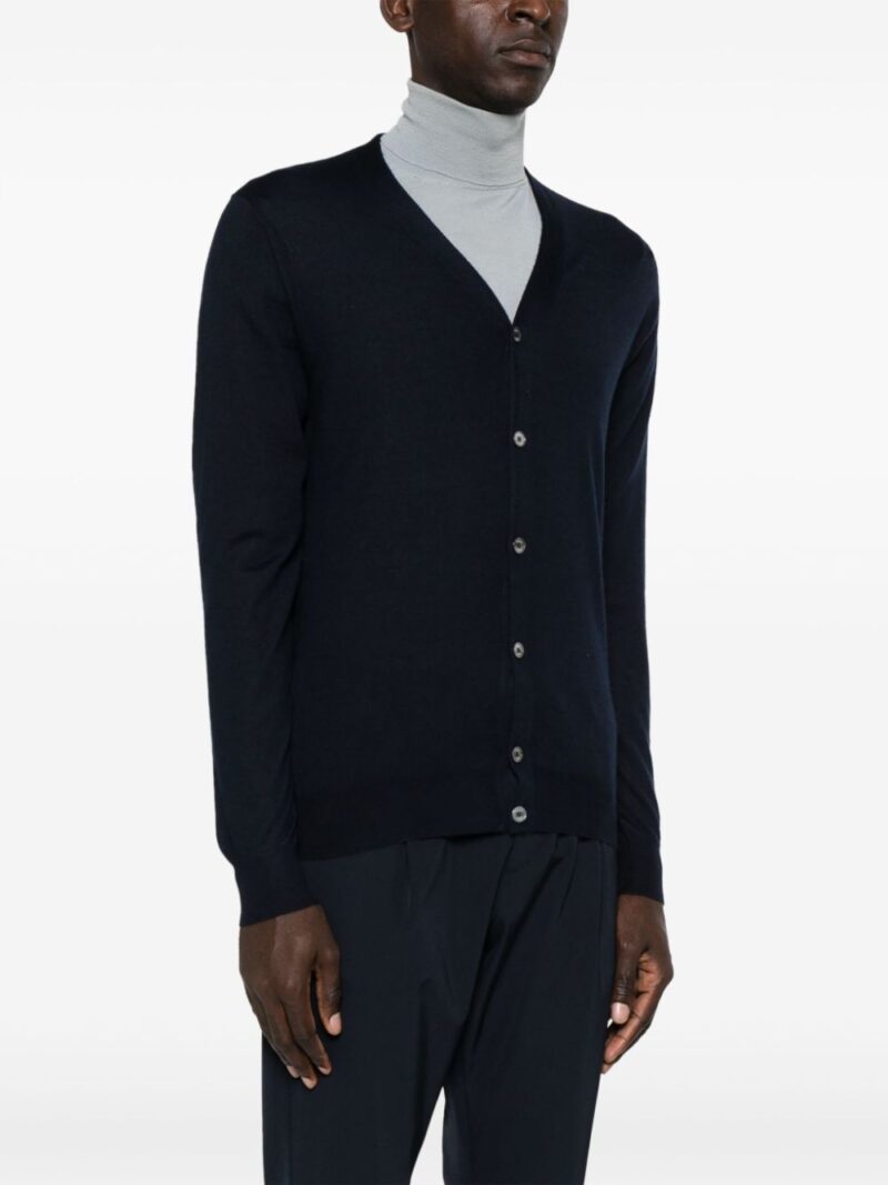 Fedeli V-neck buttoned cardigan