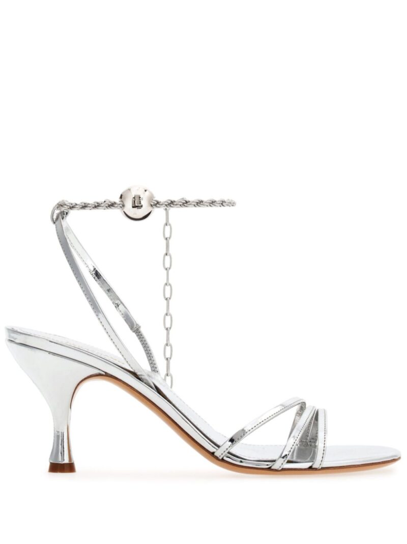 Ferragamo  70mm patent leather strappy sandals