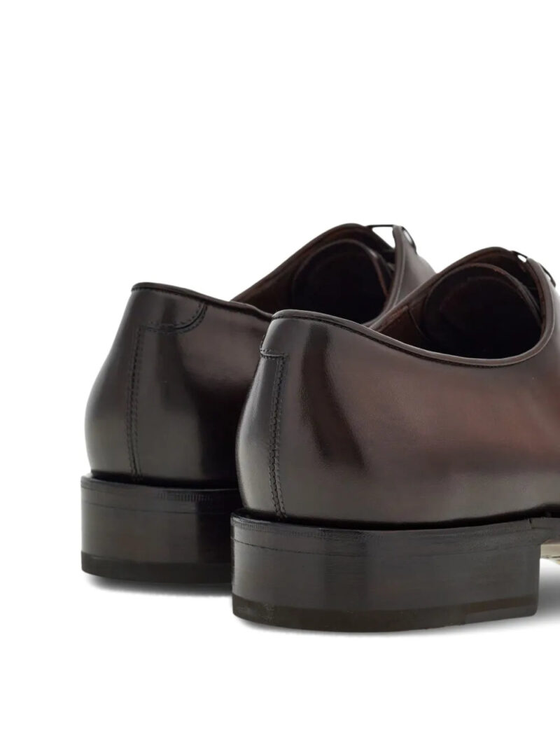 Ferragamo almond-toe leather oxford shoes