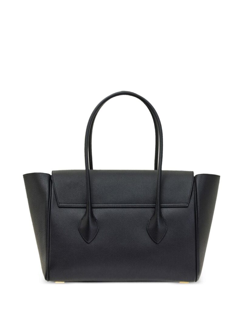 Ferragamo  logo-plaque leather tote bag