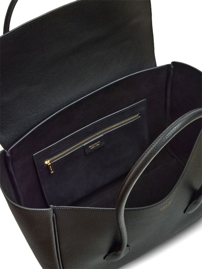 Ferragamo  logo-plaque leather tote bag