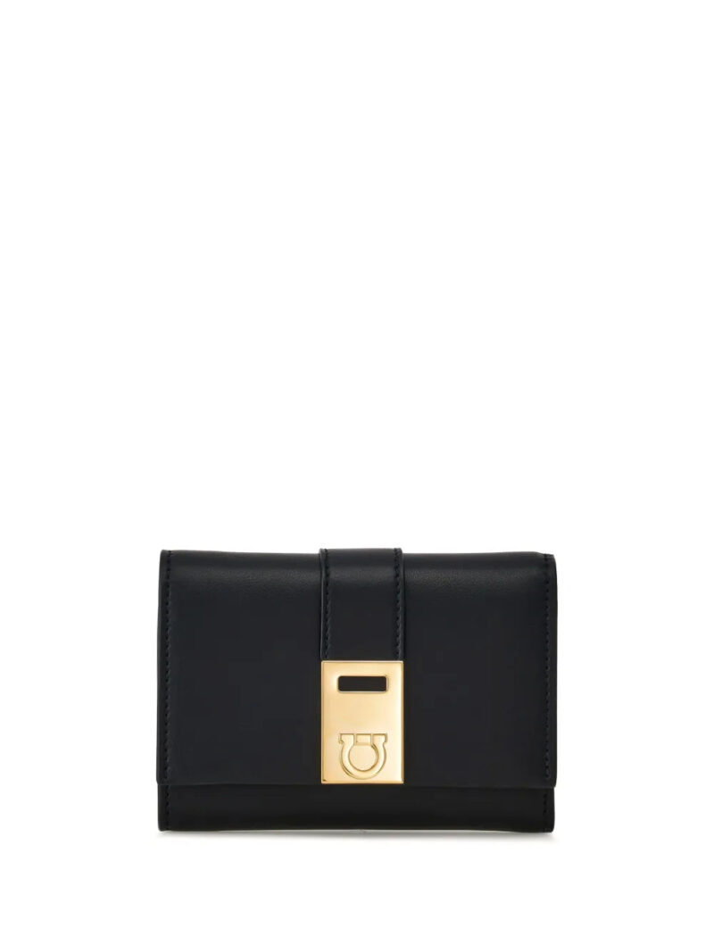 Ferragamo  Hug two-tone leather wallet