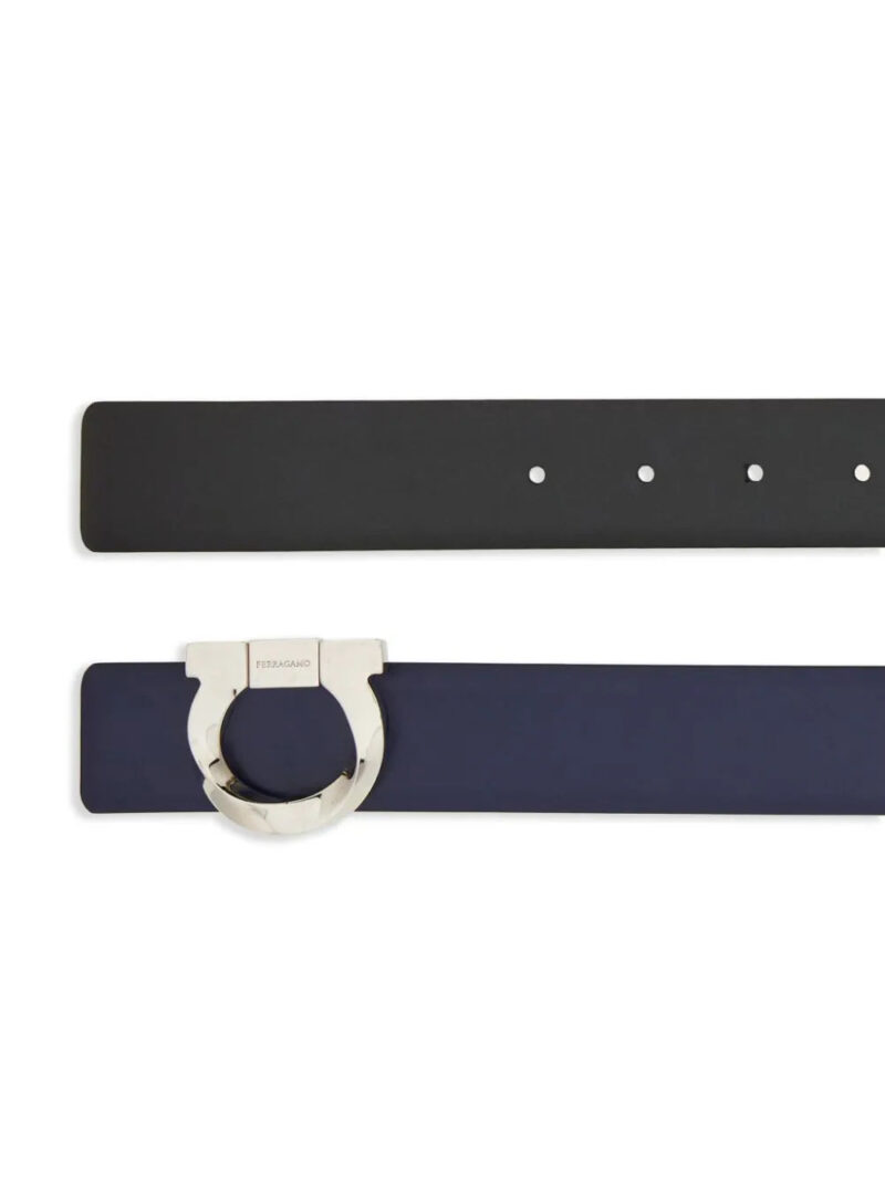 Ferragamo  Gancini reversible calfskin belt